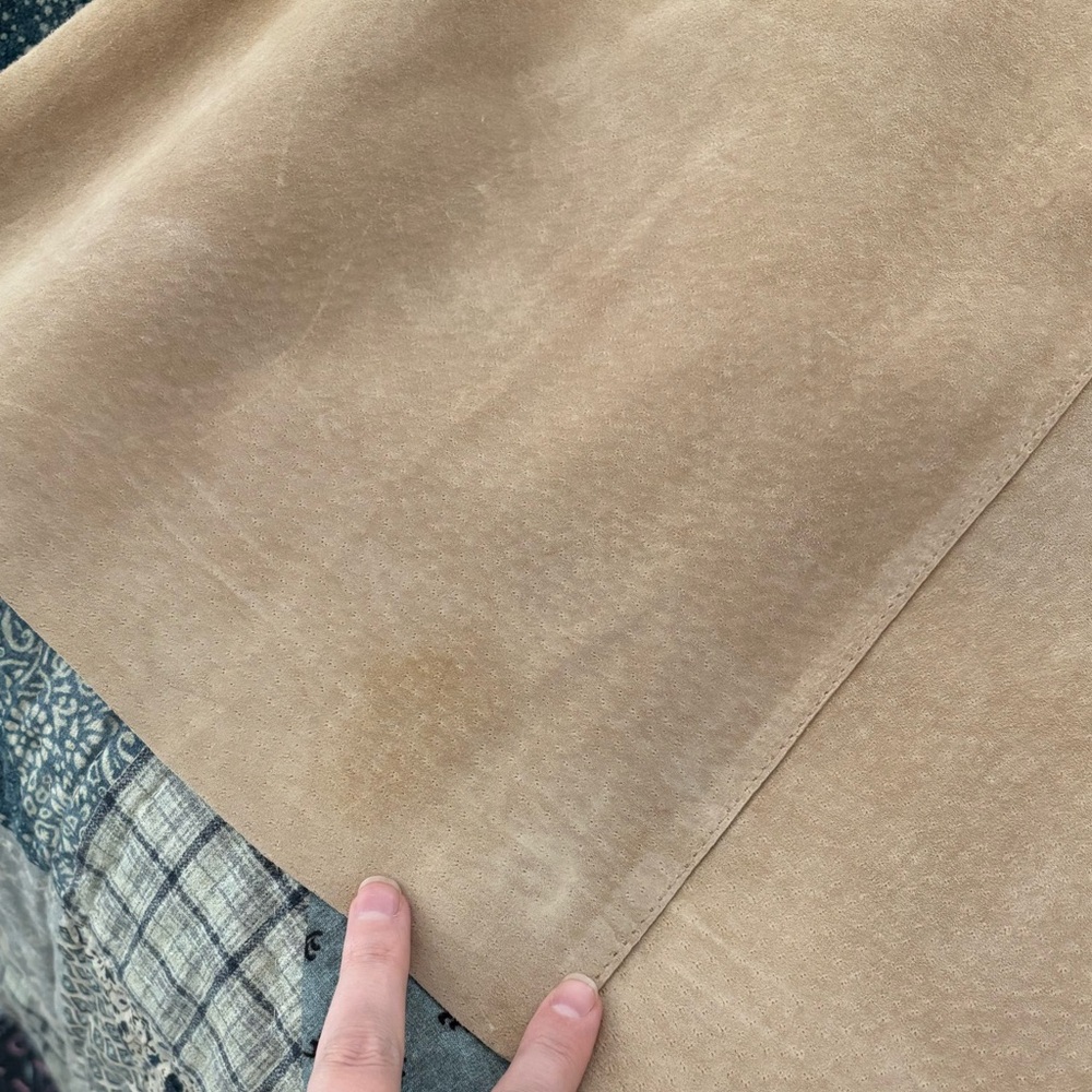 Isaac Mizrahi Tan A-Line Skirt - Picture 2 of 8